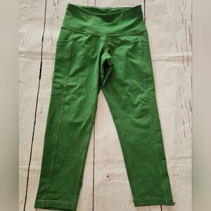 Zella Women's Green Athletic Yoga 3/4 Leggings Size XS